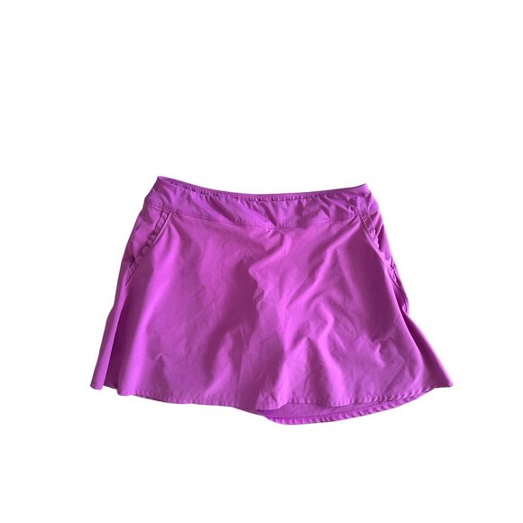 UNDER ARMOUR Purple Ruffle Pickleball Tennis Skort Size Large - Picture 7 of 8